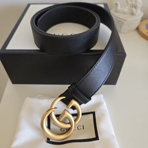 Gucci GG Marmont Leather Belt